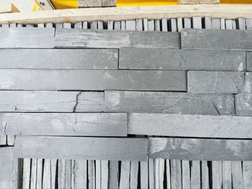 Плитка чёрная из натурального камня фасадная 30 см * 5 см, толщина 7 мм -30 мм купить в Смоленской области