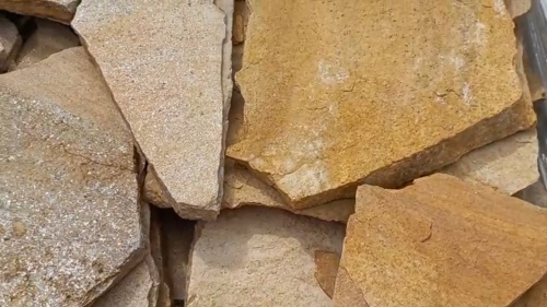 Плитняк златолит жёлтый для цоколя купить в Смоленской области