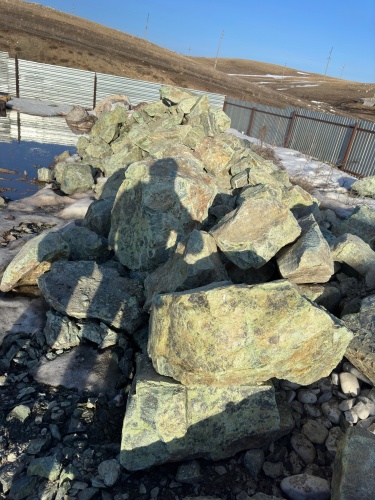 Камни для ландшафтного дизайна зелёные 10-60 килограмм купить в Смоленской области