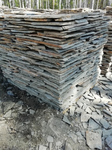 Плитняк златолит Уральский для цоколя, отмостки купить в Смоленской области